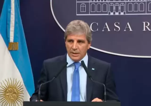 Luis Caputo, ministro de Econom�a de la Naci�n.
