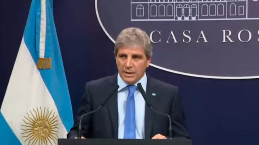 Luis Caputo, ministro de Econom�a de la Naci�n.