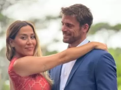 Jimena junto con su pareja Mat�as Palleiro/ Fuente: Instagram Jimena Bar�n .