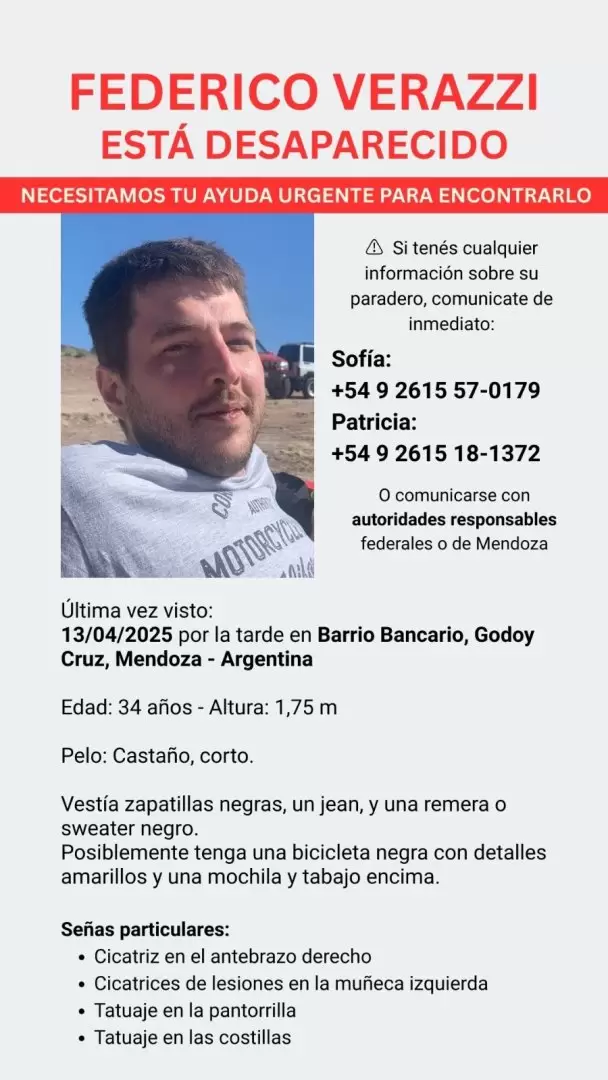 Hombre desaparecido