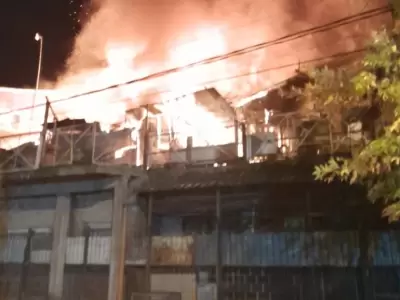 Incendio en San Fernando.