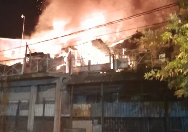 Incendio en San Fernando.
