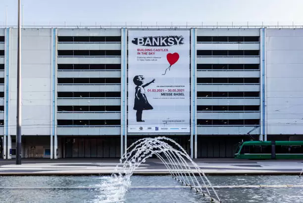 Grafitti de Banksy.
