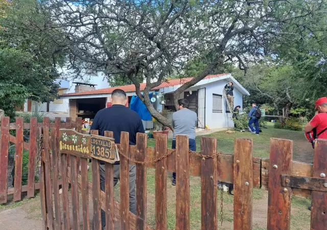 La propiedad que fue escenario del terrible hecho. Foto: gentileza El Doce.