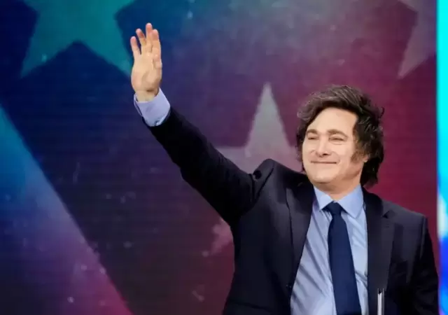 Javier Milei celebr� la distinci�n de la revista Time.