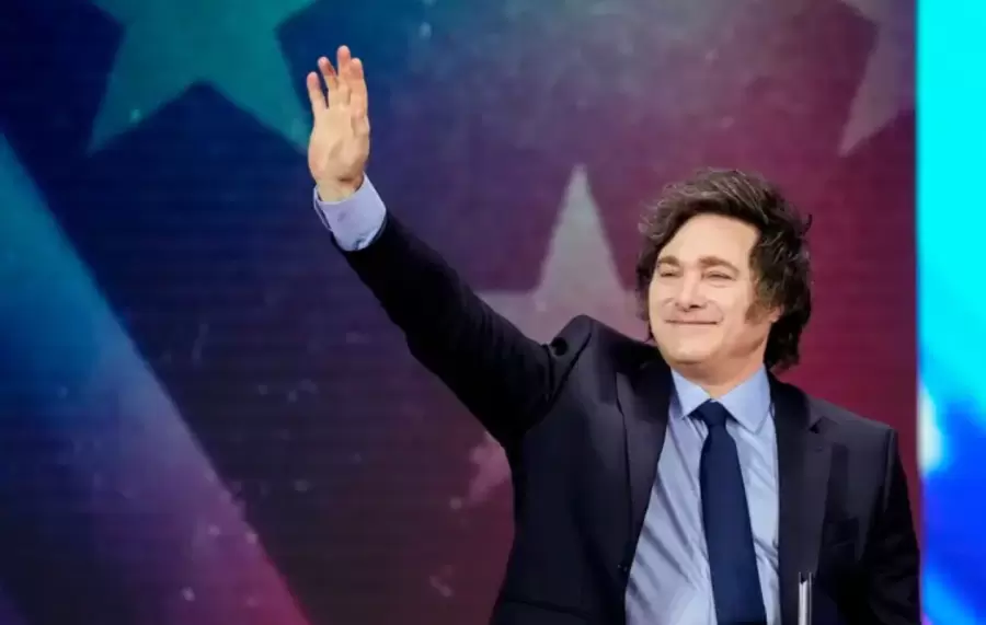 Javier Milei celebr� la distinci�n de la revista Time.