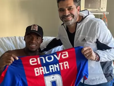 Oswaldo Balanta se recupera de a poco.