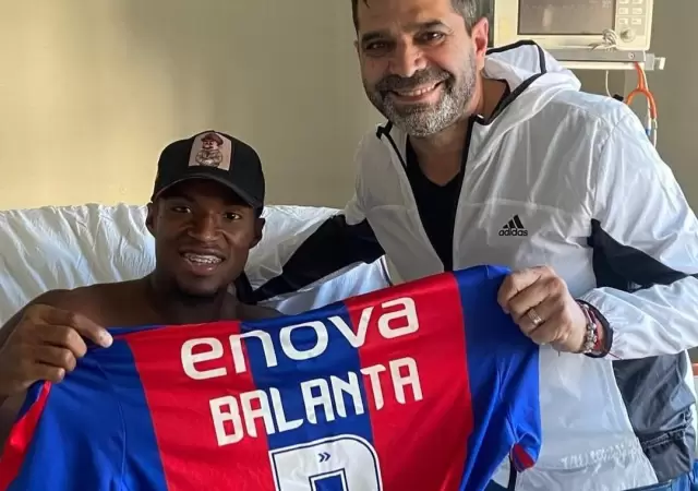 Oswaldo Balanta se recupera de a poco.