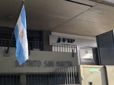Sede de la ex AFIP en el departamento de general San Martin, Mendoza, que cerrar� en los pr�ximos d�as.