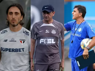 Zubeld�a, Ram�n D�az y Quinteros no la pasan bien en Brasil.