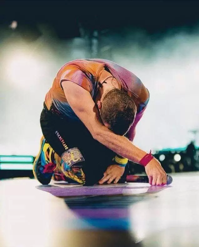 Chris Martin y el yoga
