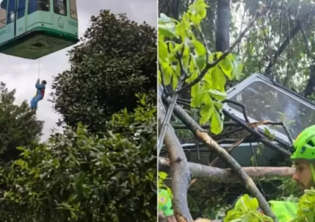 Un pintoresco y tur�stico recorrido se transform� en un escenario de ca�da libre hacia la muerte.