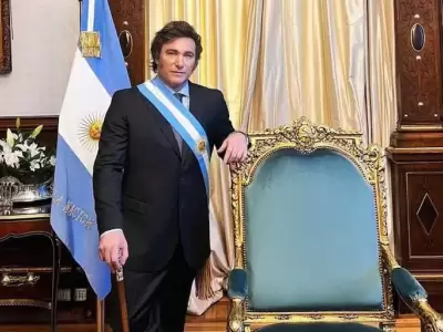 Javier Milei elige un look m�s c�modo y austero para trabajar en la Quinta de Olivos