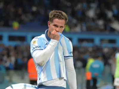 Zuculini y el gol de la victoria para Racing.