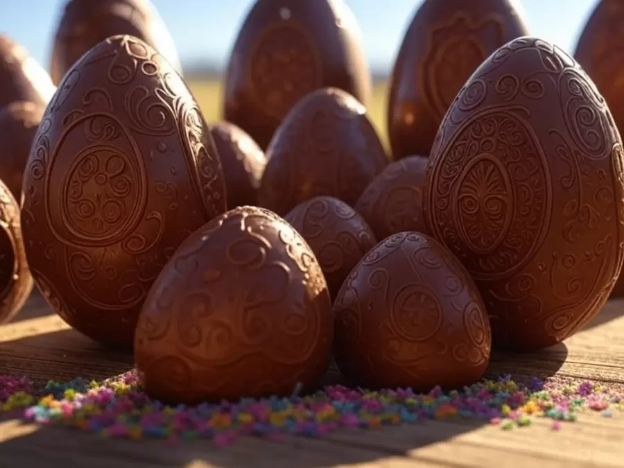 Los huevos de Pascua son una tradici�n que se renuevan a�o tras a�o/ Fuente: IA