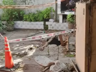 El accidente ocurri� en el patio de la casa de la v�ctima. (Foto: gentileza criterioonline)