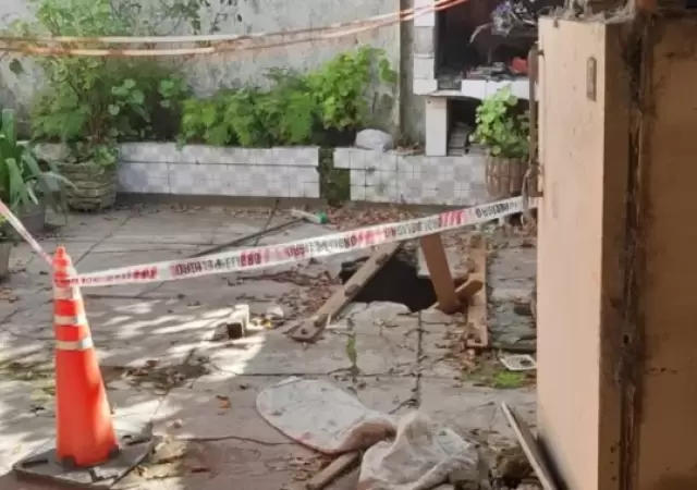 El accidente ocurri� en el patio de la casa de la v�ctima. (Foto: gentileza criterioonline)