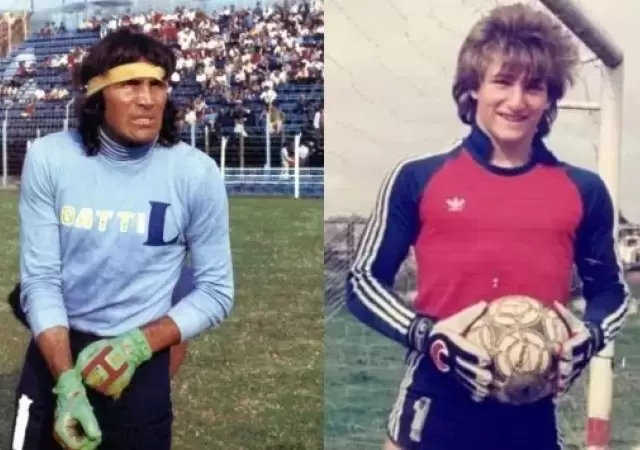 Javier Milei en su �poca de arquero/ Fuente: Web