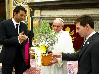 Lionel Messi despidi� al Papa Francisco.