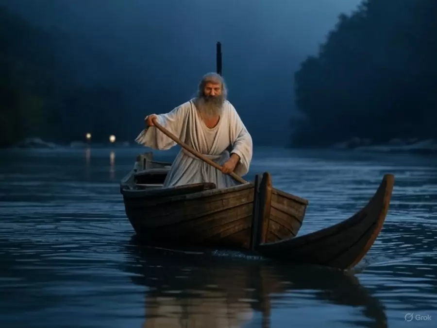 El barquero Caronte