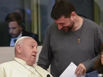 El papa Francisco y Juan Grabois.