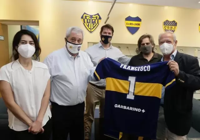 Boca record� a Francisco I.