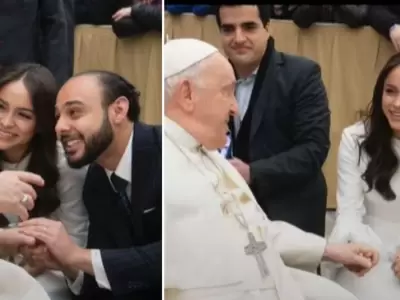 El consejo del Papa a una pareja reci�n casada que hoy es legado universal