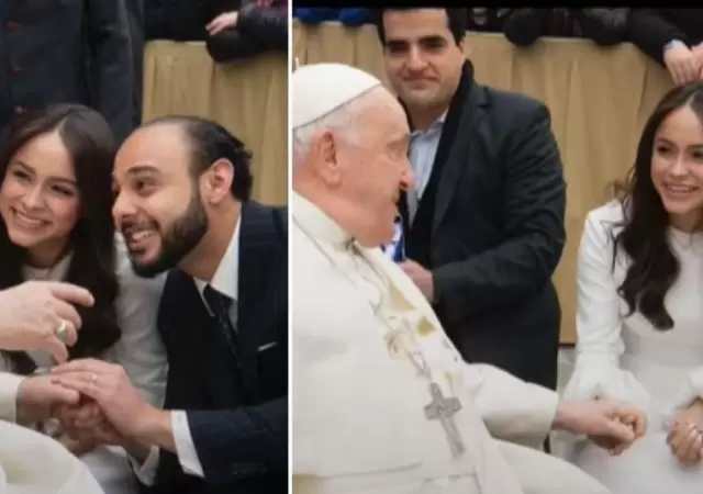 El consejo del Papa a una pareja reci�n casada que hoy es legado universal