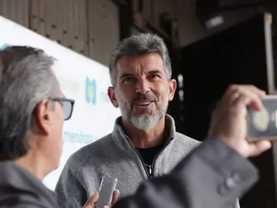 Intendente de la Ciudad de Mendoza Ulpiano Suarez.