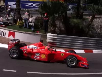 Schumacher en M�naco en el 2001.