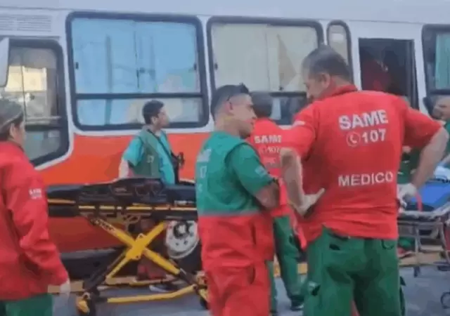 Un micro escolar impact� contra un cami�n y dej� 14 ni�os heridos
