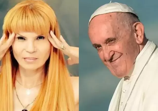 Mhoni Vidente y el Papa.