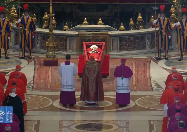 El papa Francisco en la Bas�lica de San Pedro.