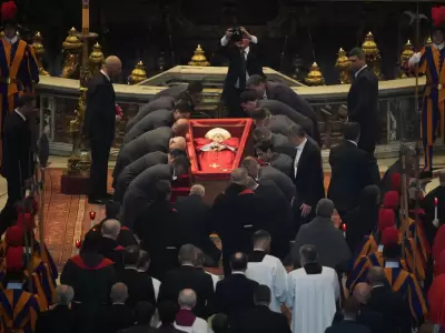El papa Francisco en la Bas�lica de San Pedro.