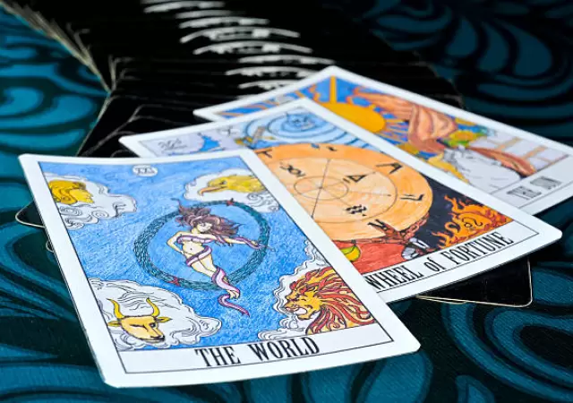 Lectura de tarot.