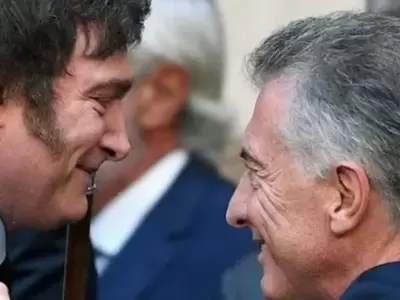 Javier Milei y Mauricio Macri.