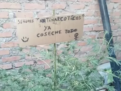 El cartel que le dejaron a las fuerzas de seguridad.