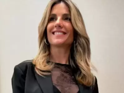Mar�a Bel�n Ludue�a, conductora de Mujeres argentinas.