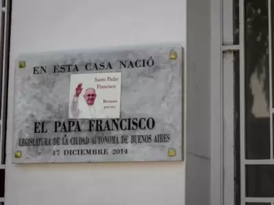 La casa donde naci� el papa Francisco.