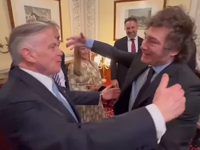 El presidente Milei interrumpi� en el programa de Antonio Laje en A24.