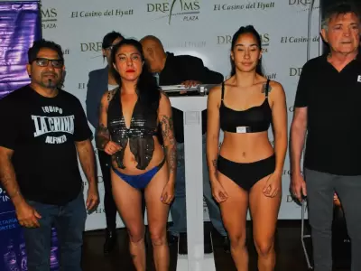 La presentaci�n del combate de este viernes