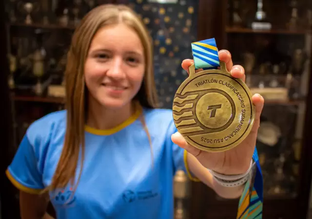 Mar�a Emilia y la medalla que vali� una clasificaci�n al Panamericano/Mariana Canessa