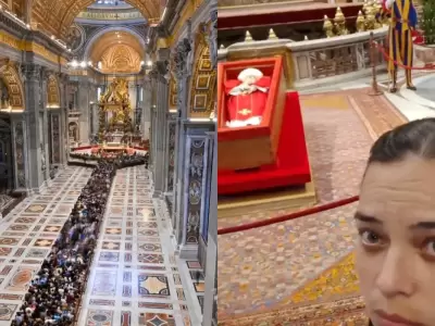 Selfies junto al cuerpo del Papa desatan indignaci�n global