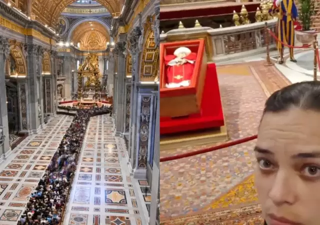 Selfies junto al cuerpo del Papa desatan indignaci�n global