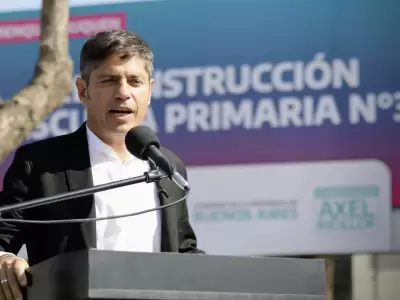 El gobernador Axel Kicillof
