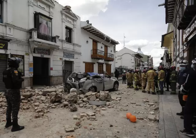 El temblor sorprendi� a las viviendas ecuatorianas que no se caracterizan por ser antis�smicas.