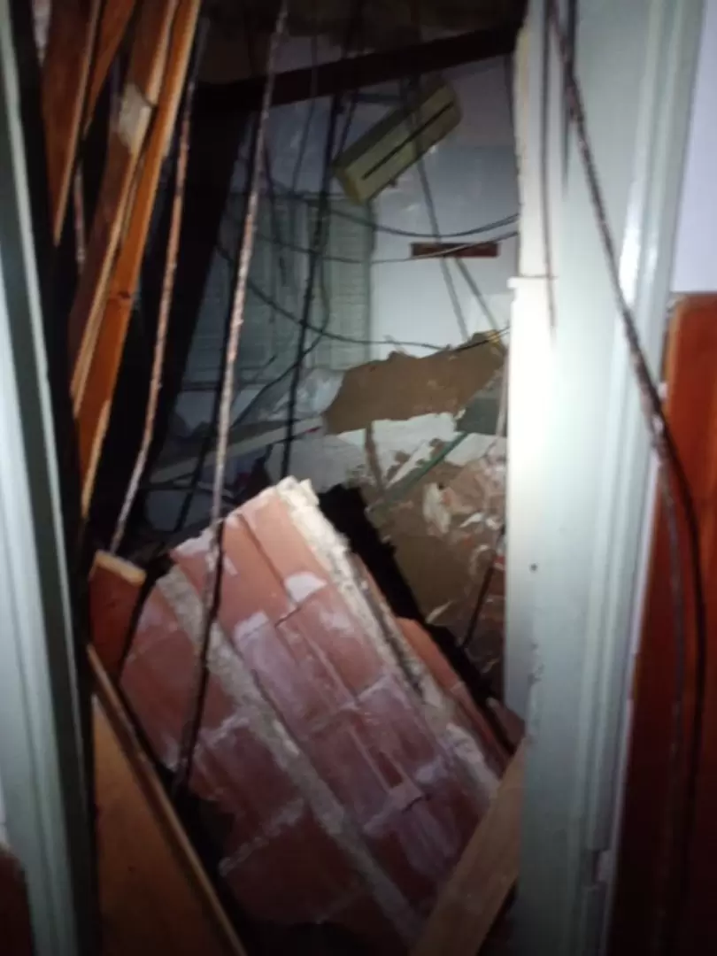 Se cay� el techo en C�rdoba
