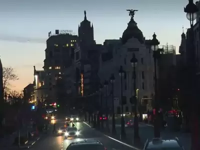 Apag�n sin precedentes en Madrid.