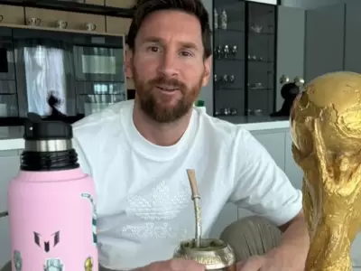 Rechazan un mate de Lionel Messi y el video se hace viral.