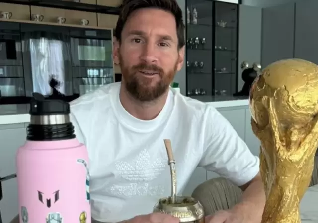 Rechazan un mate de Lionel Messi y el video se hace viral.